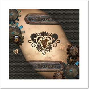 The heart of steampunk Posters and Art